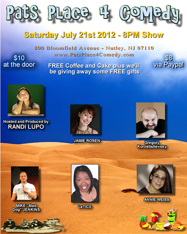 Pats Place Saturday July 21st 2012